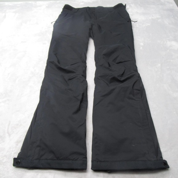 Columbia Snow Pants Women Small R Black Gold Backslope‎ 2 Omni Heat Infinity Ski - Picture 1 of 15